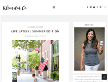 Tablet Screenshot of klein.co